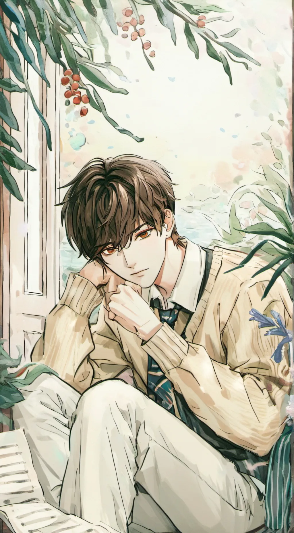 ai character: kensiu background