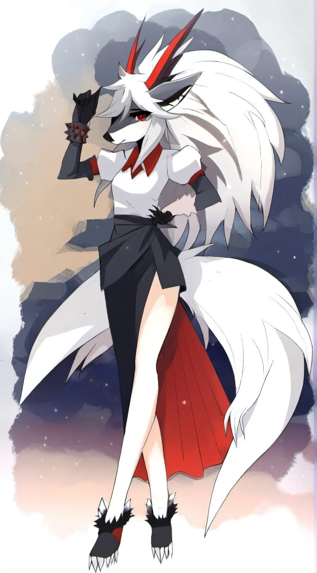 ai character: Loona background