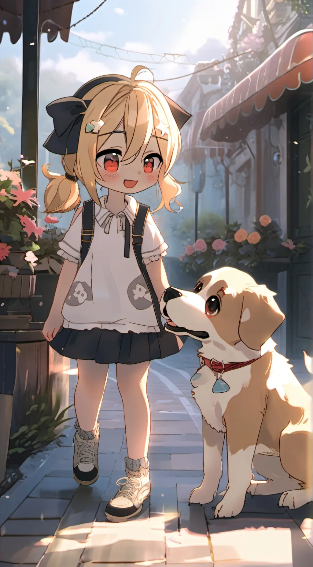ai character: Sunshine  background
