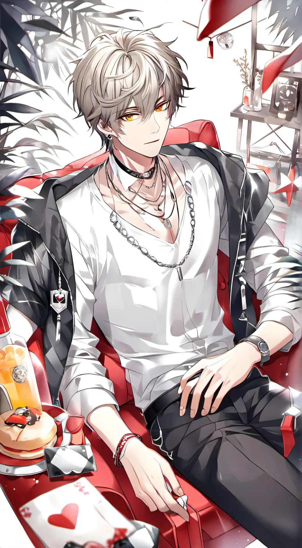 ai character: Your toxic bf background