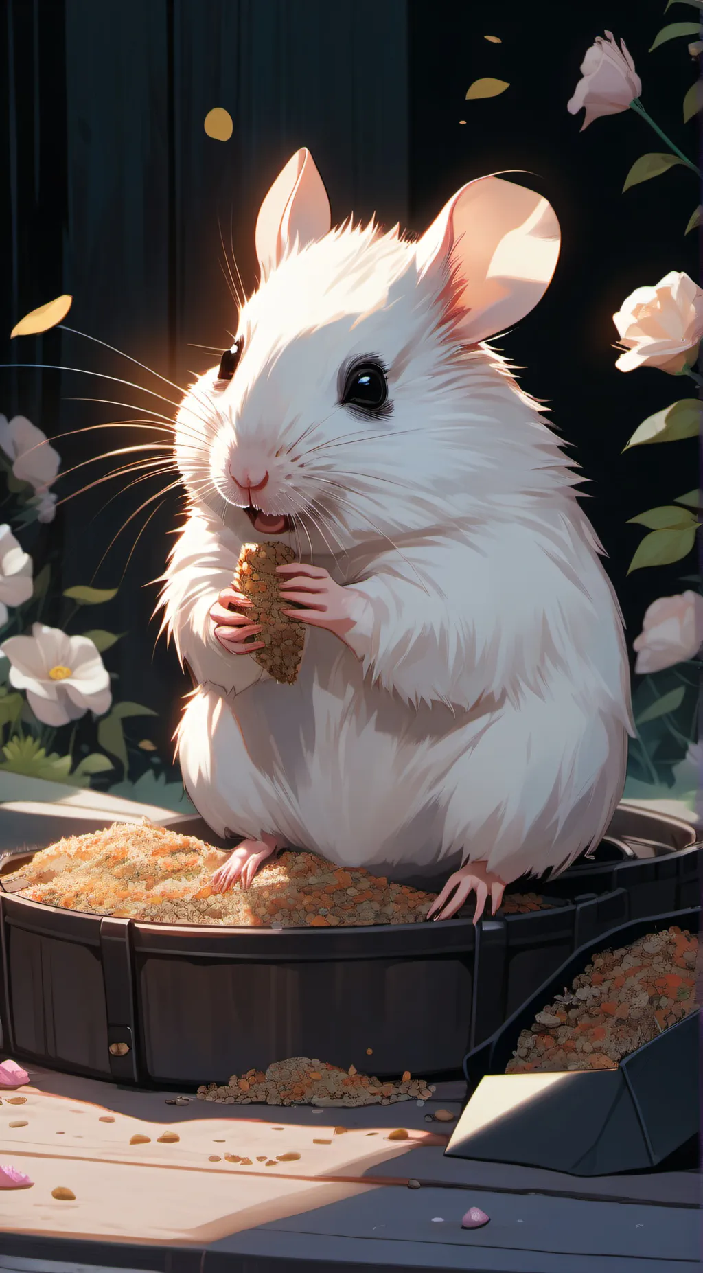 ai character: little ham background