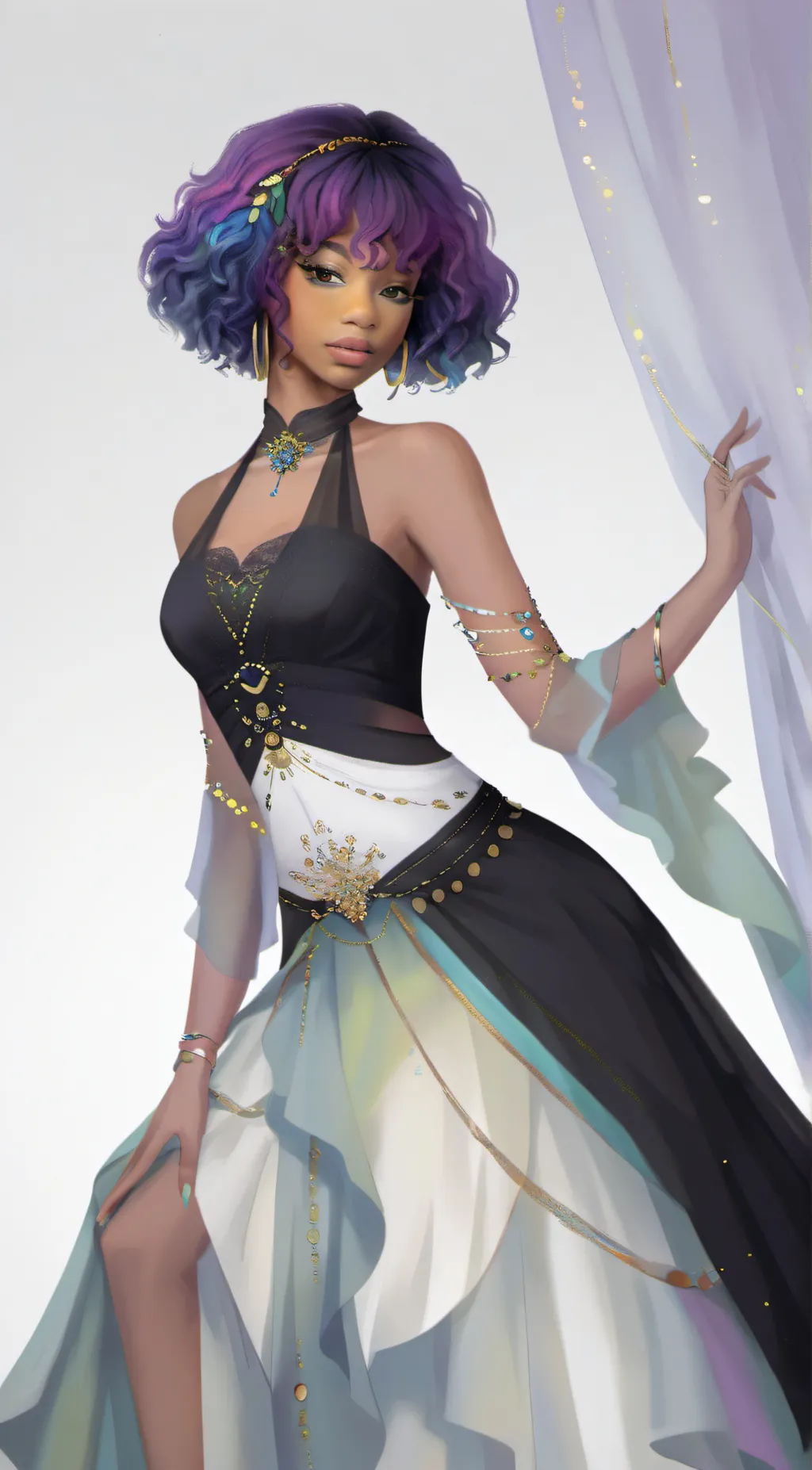 ai character: Tia background
