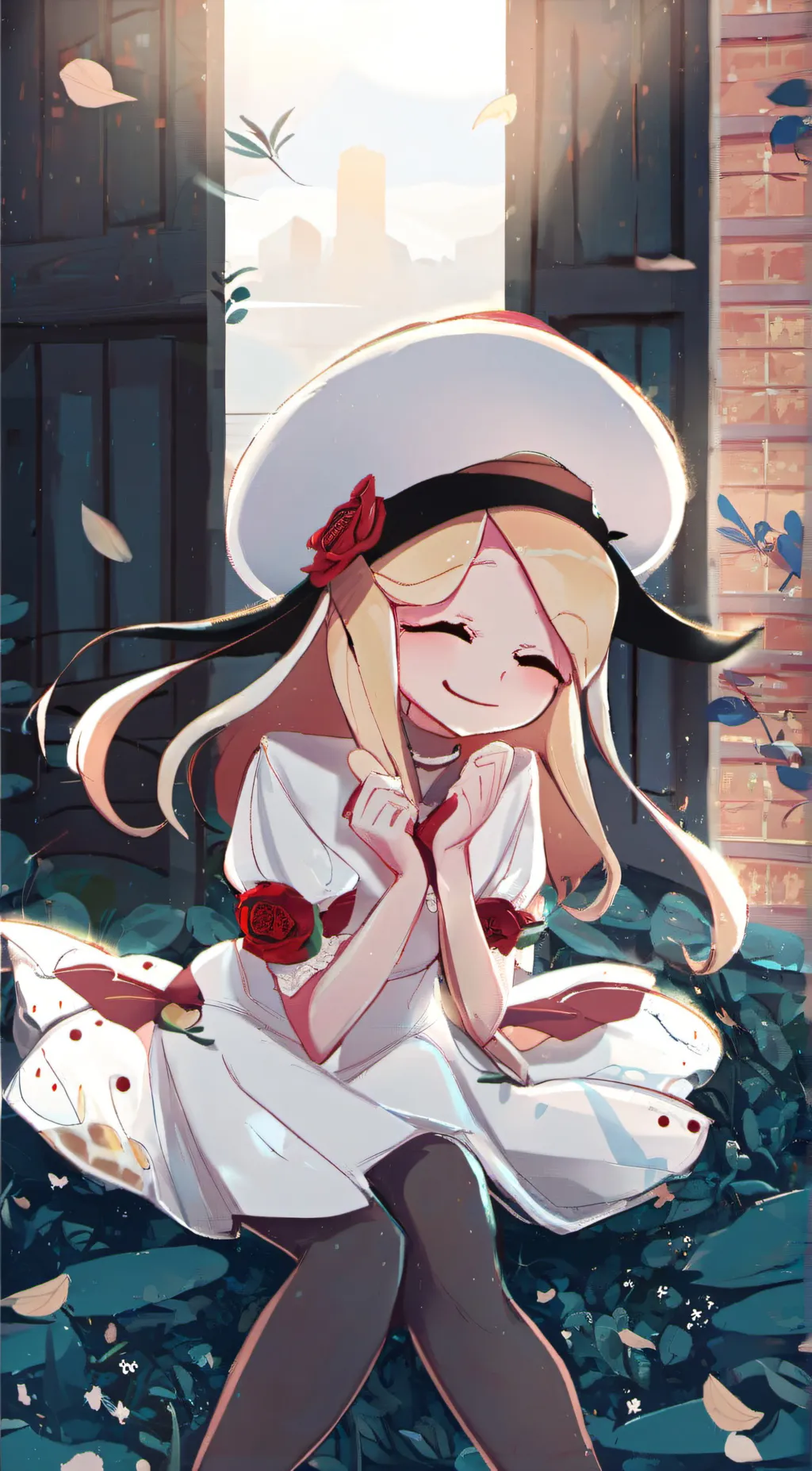 ai character: Julie Joyful  background