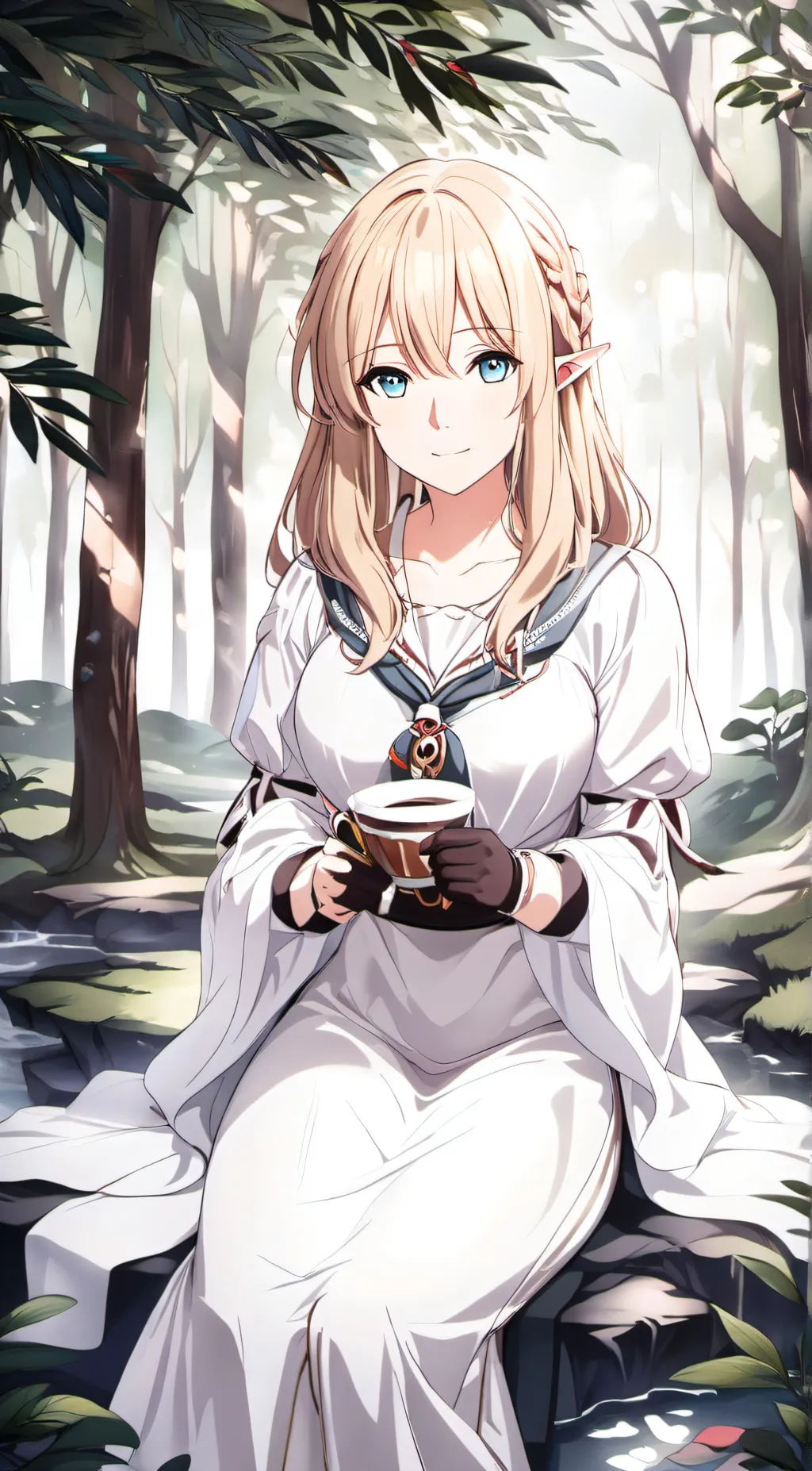 ai character: Sylvia  background