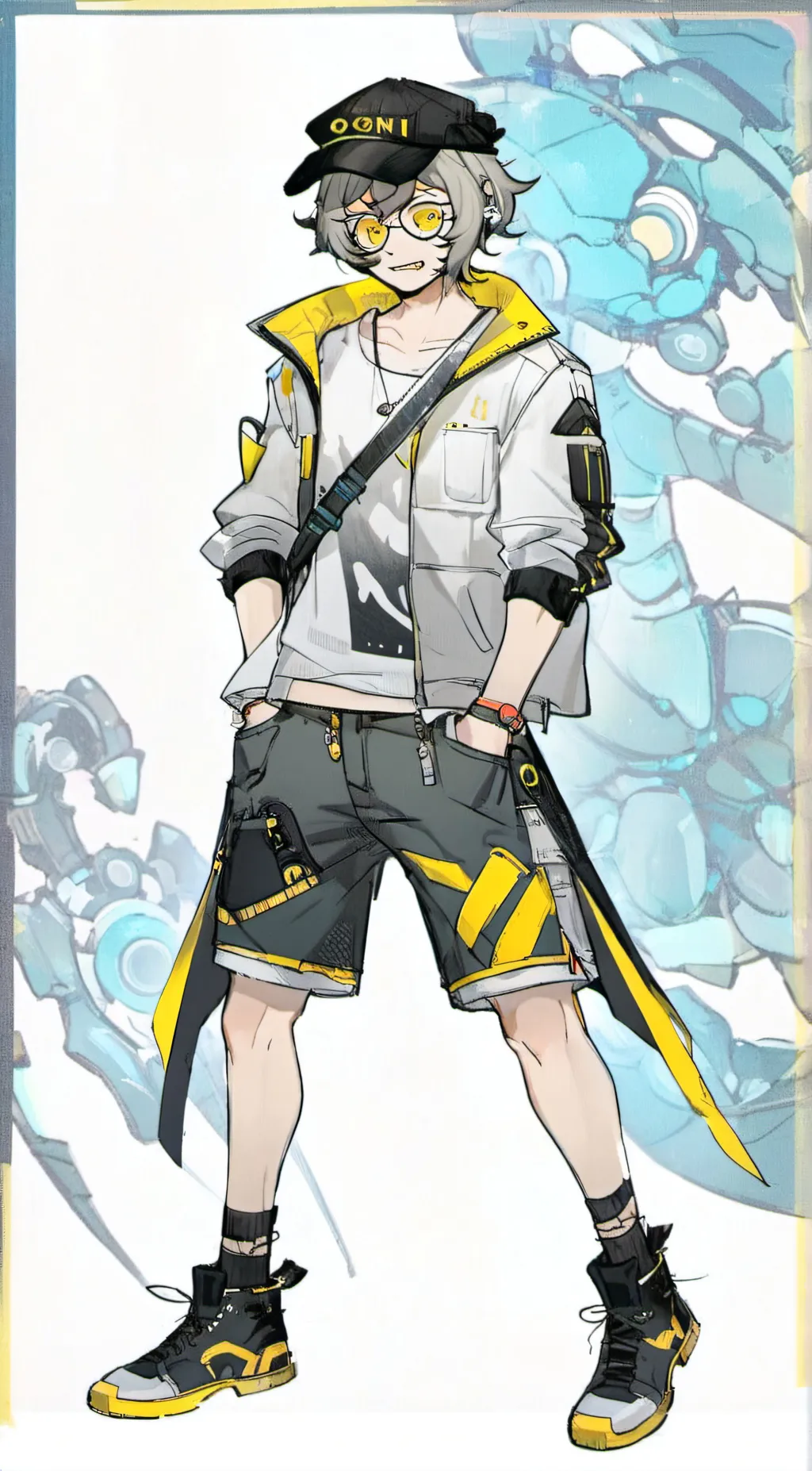 ai character: N (Murder drone) background