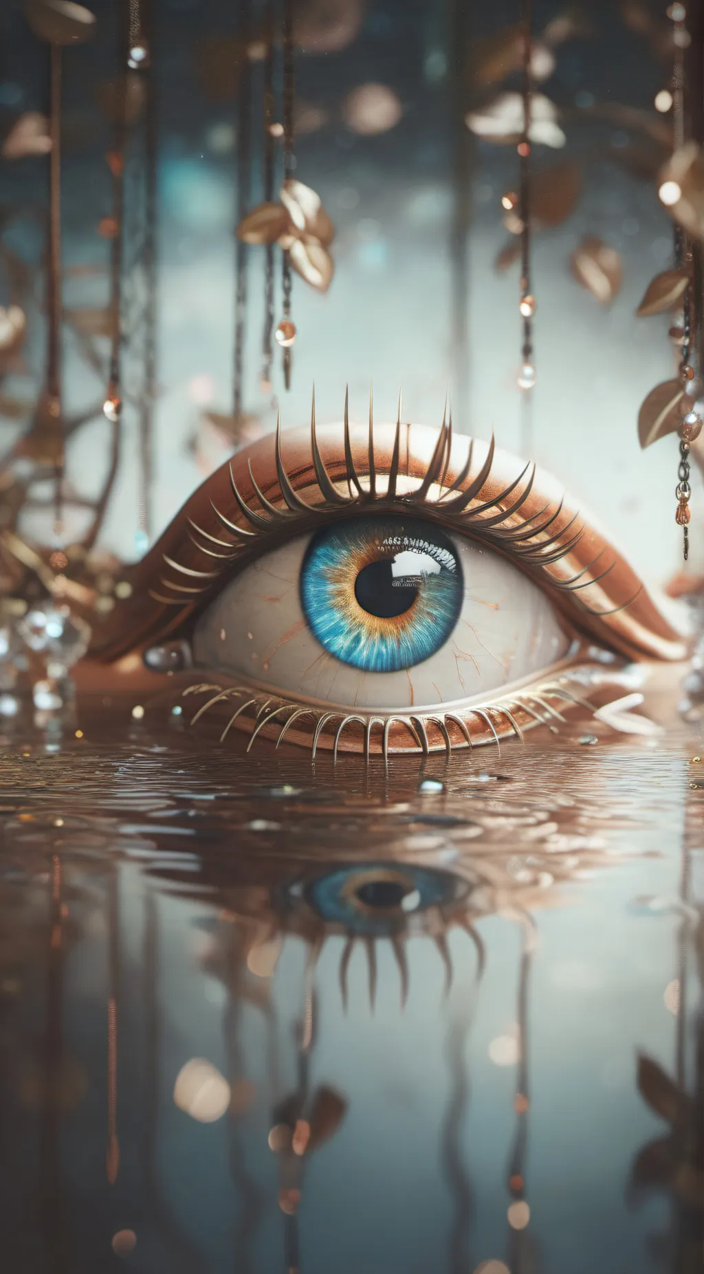 ai character: EYE background