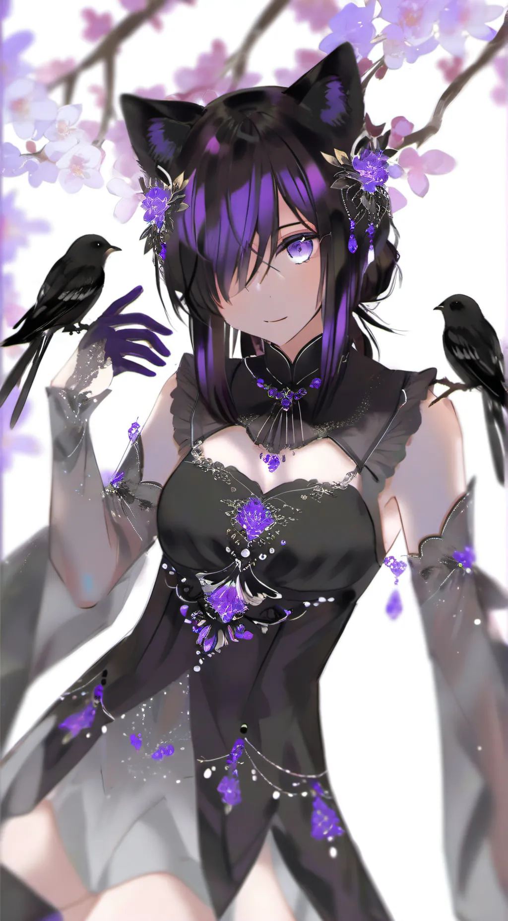 ai character: SapphireMute background
