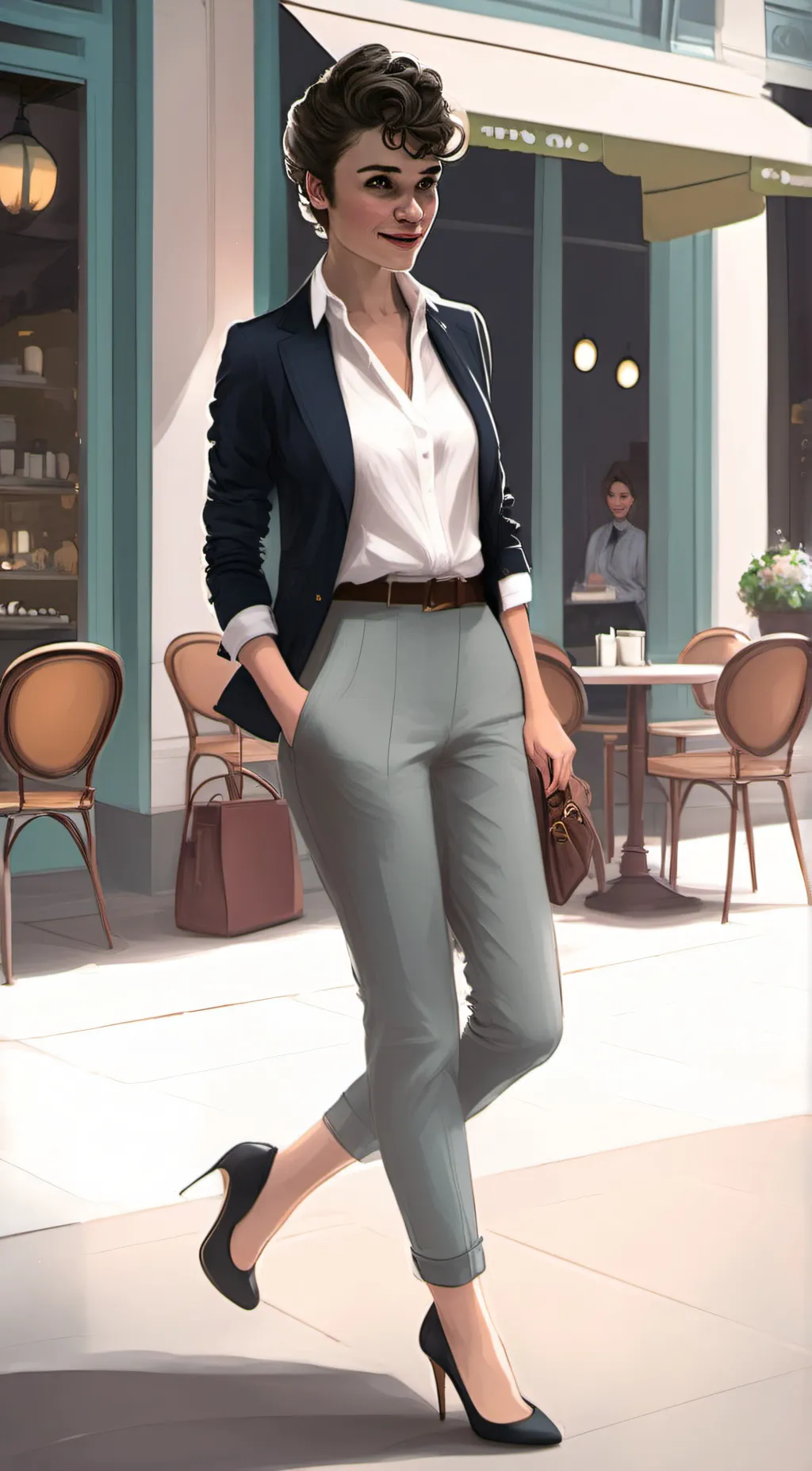 ai character: hally background