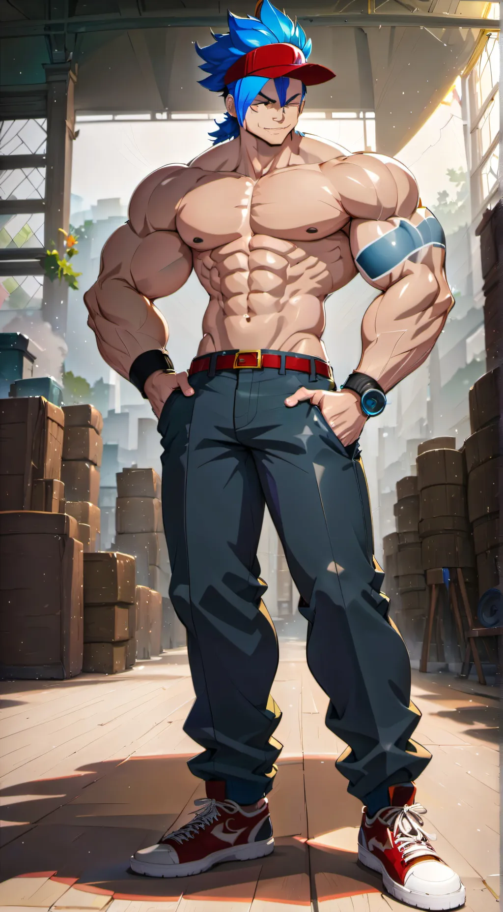 Talkie AI - Chat with Muscular FNF BF 