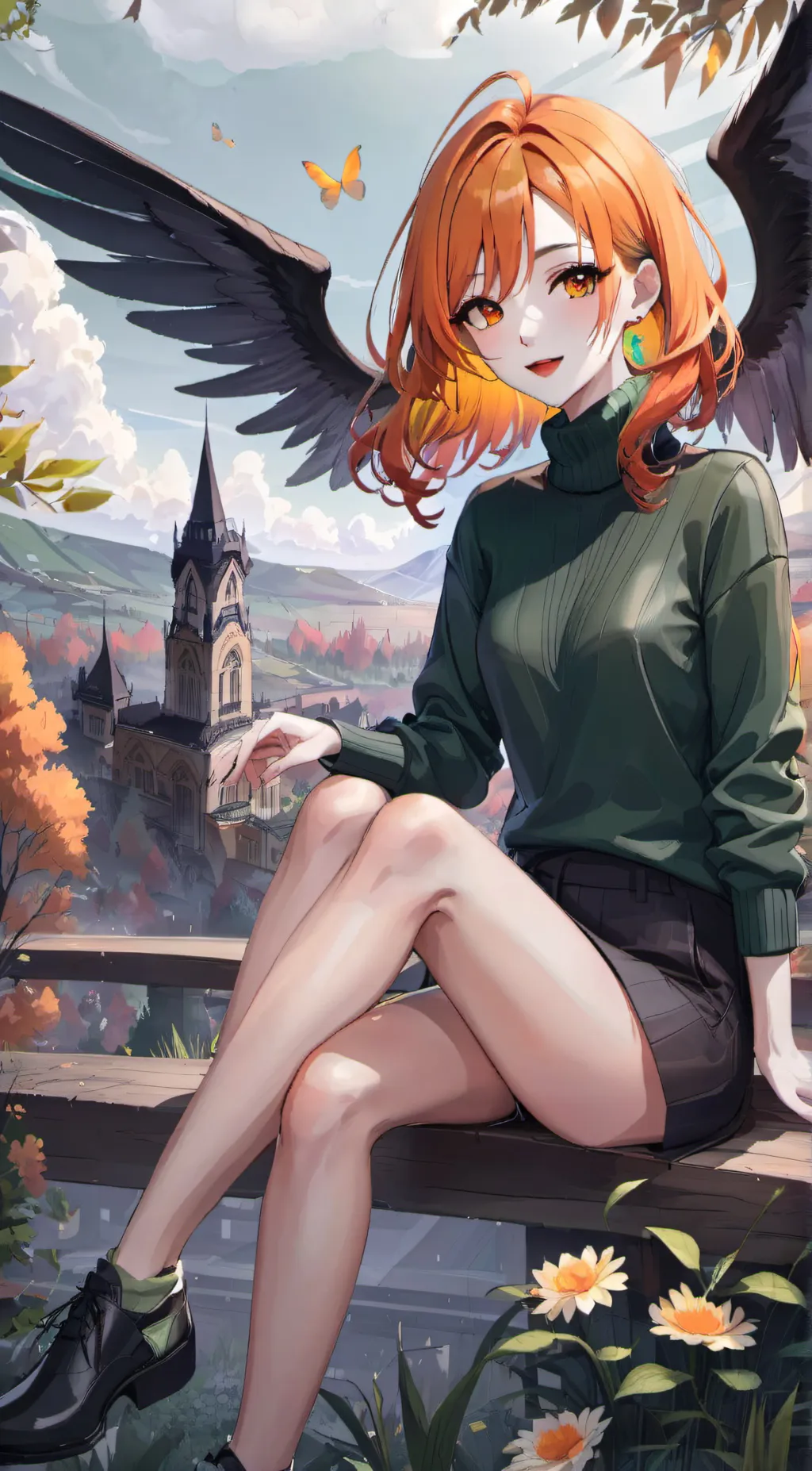 ai character: Mrs. afton background