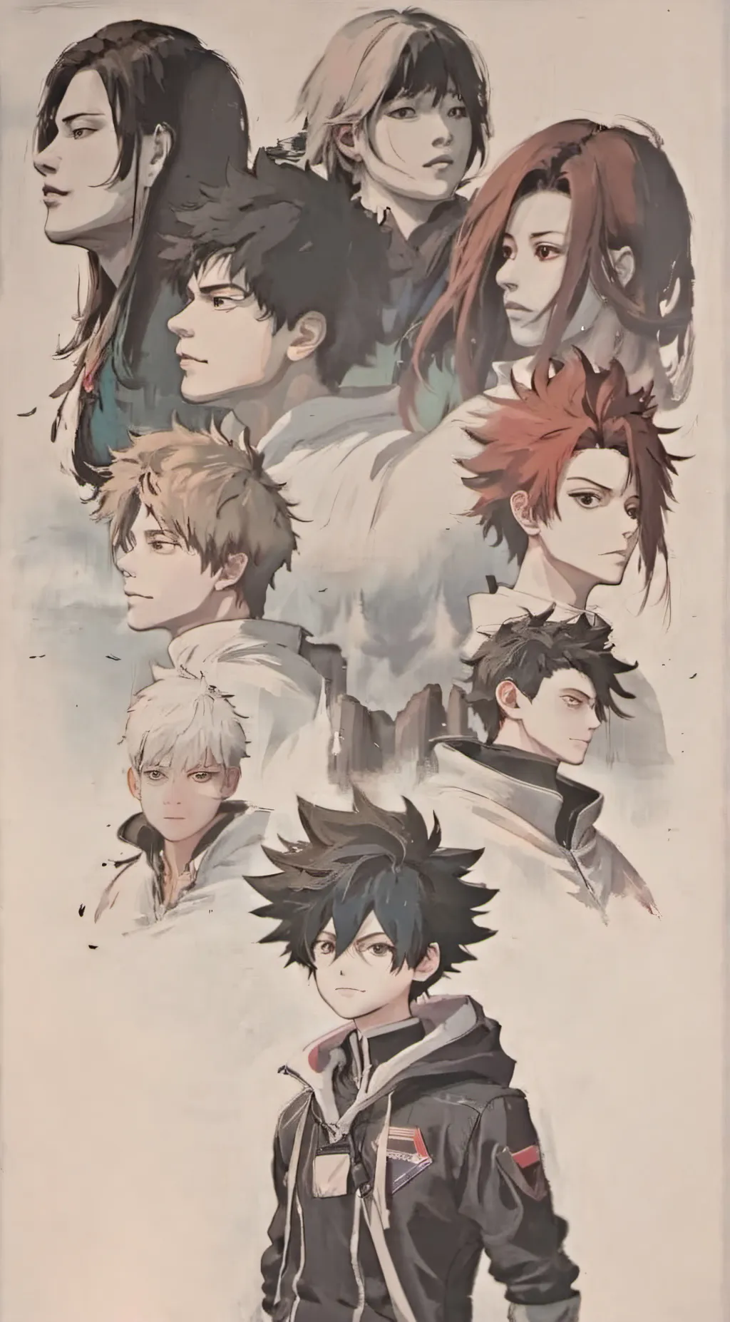 ai character: Mha background