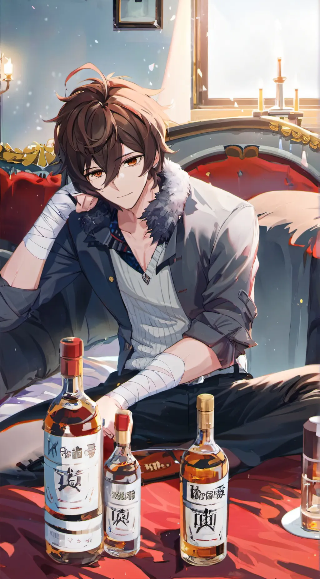 ai character: Dazai Osamu background