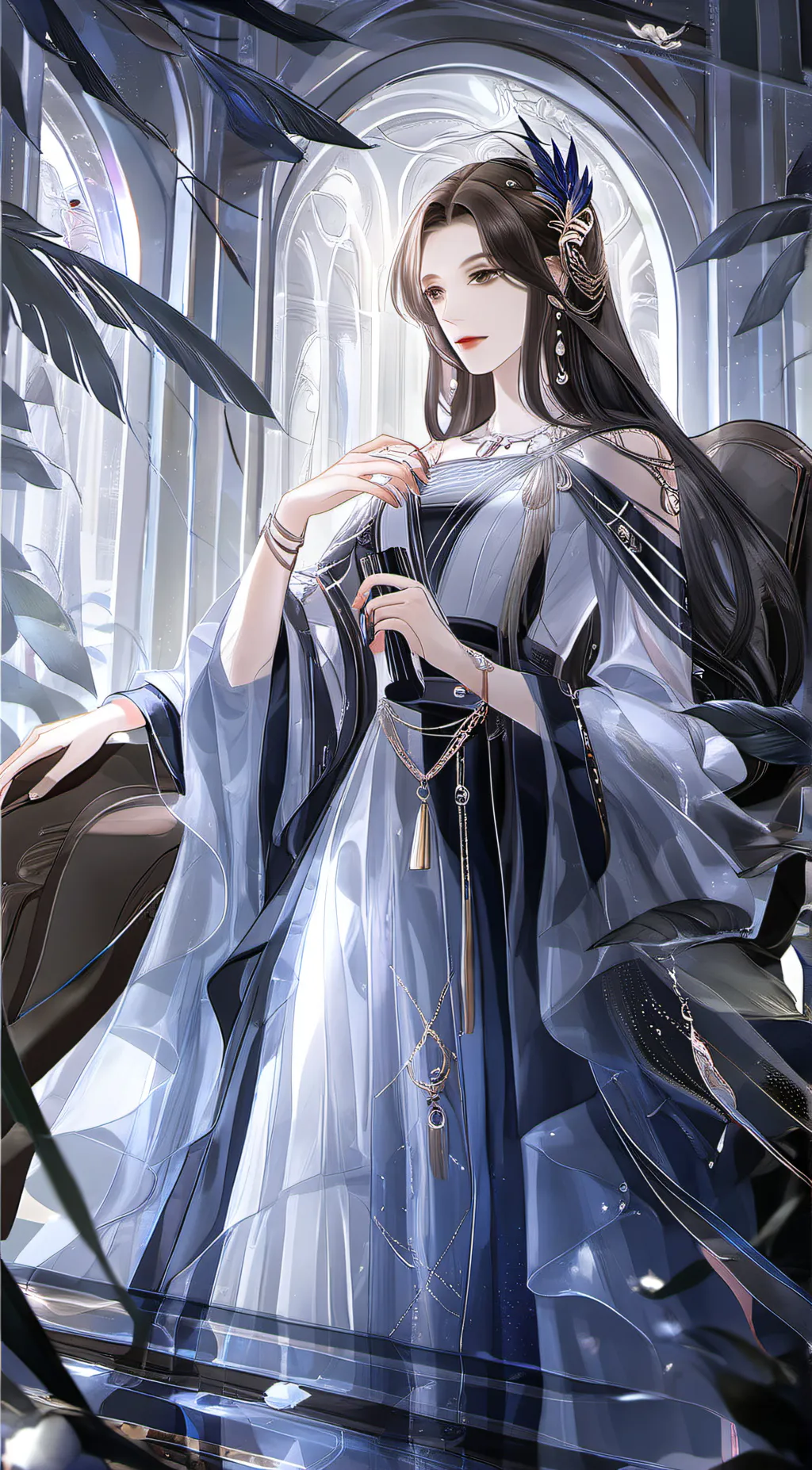 ai character: bella  background