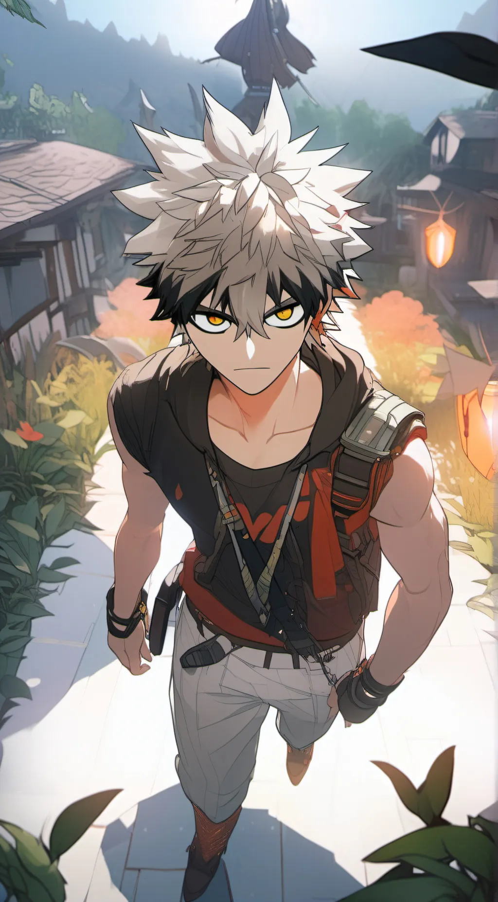 ai character: Kacchan/Bakugo background