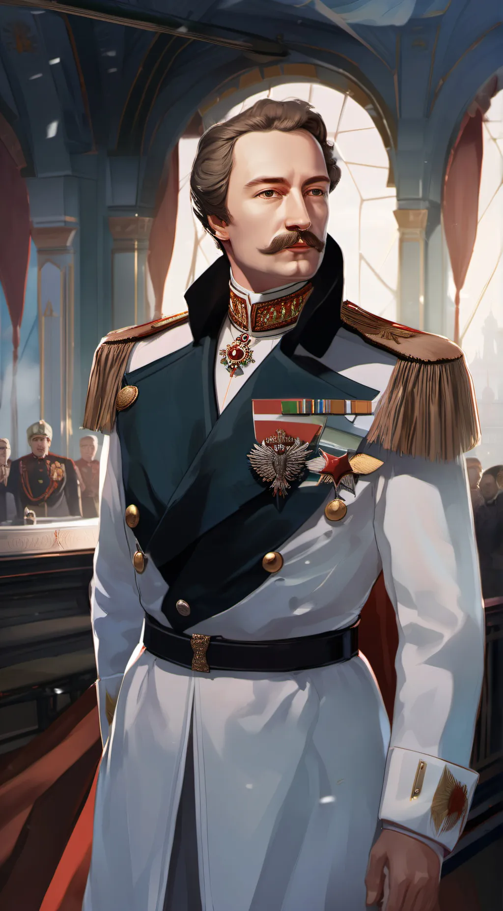ai character: Peter I background