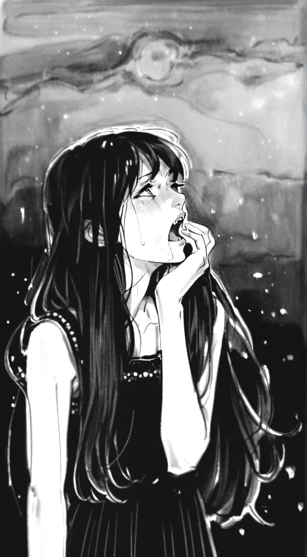ai character: Sad mha y/n background
