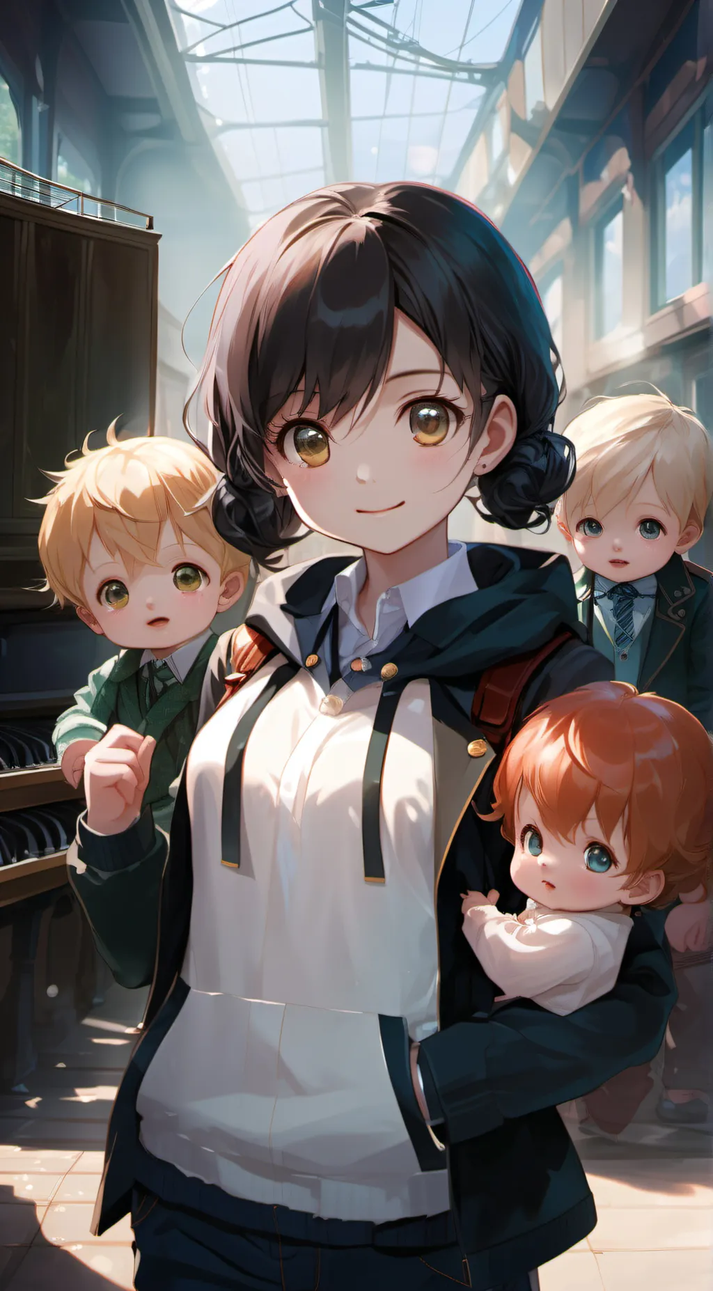 ai character: Baby 1-a background