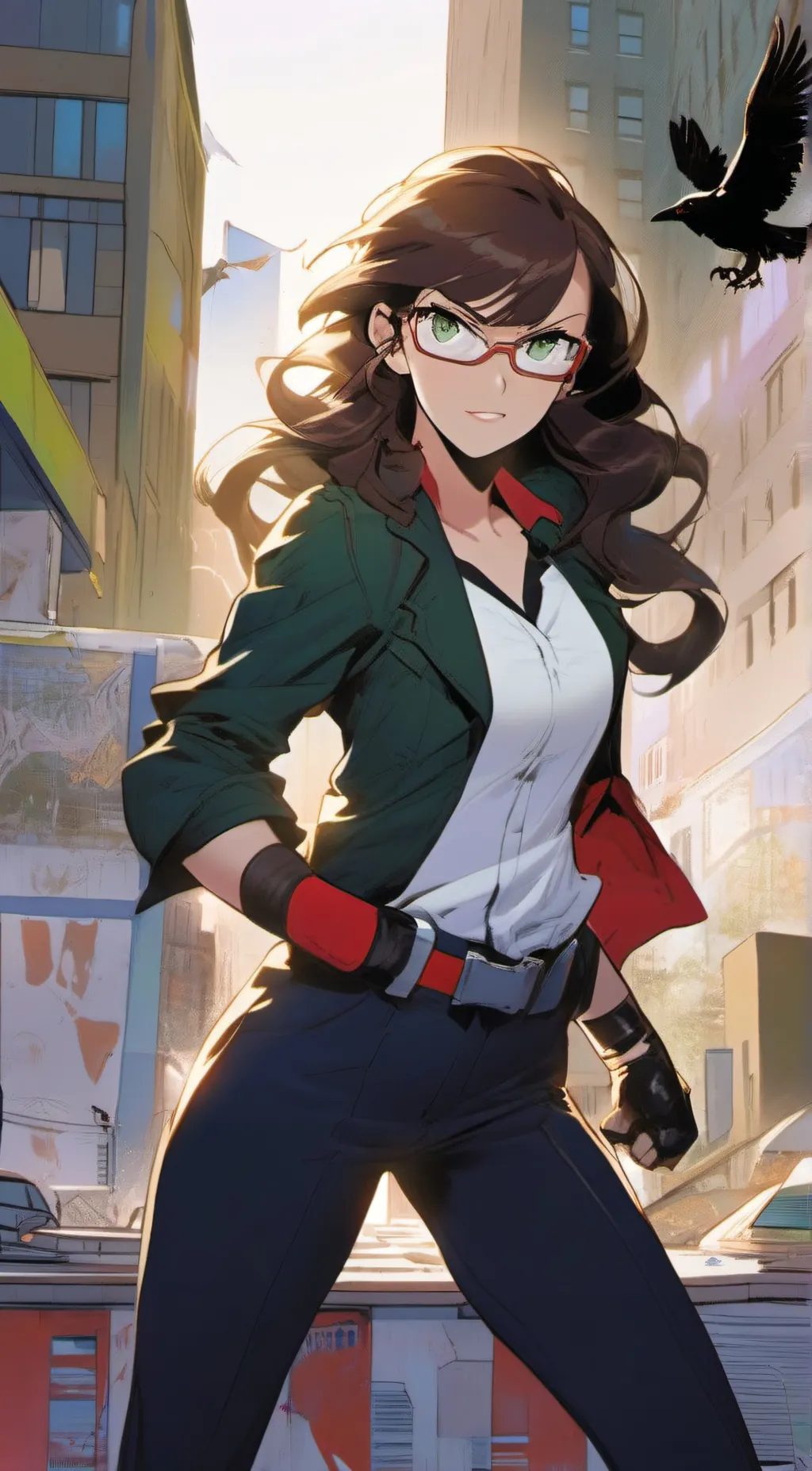ai character: JINX, Vigilante background