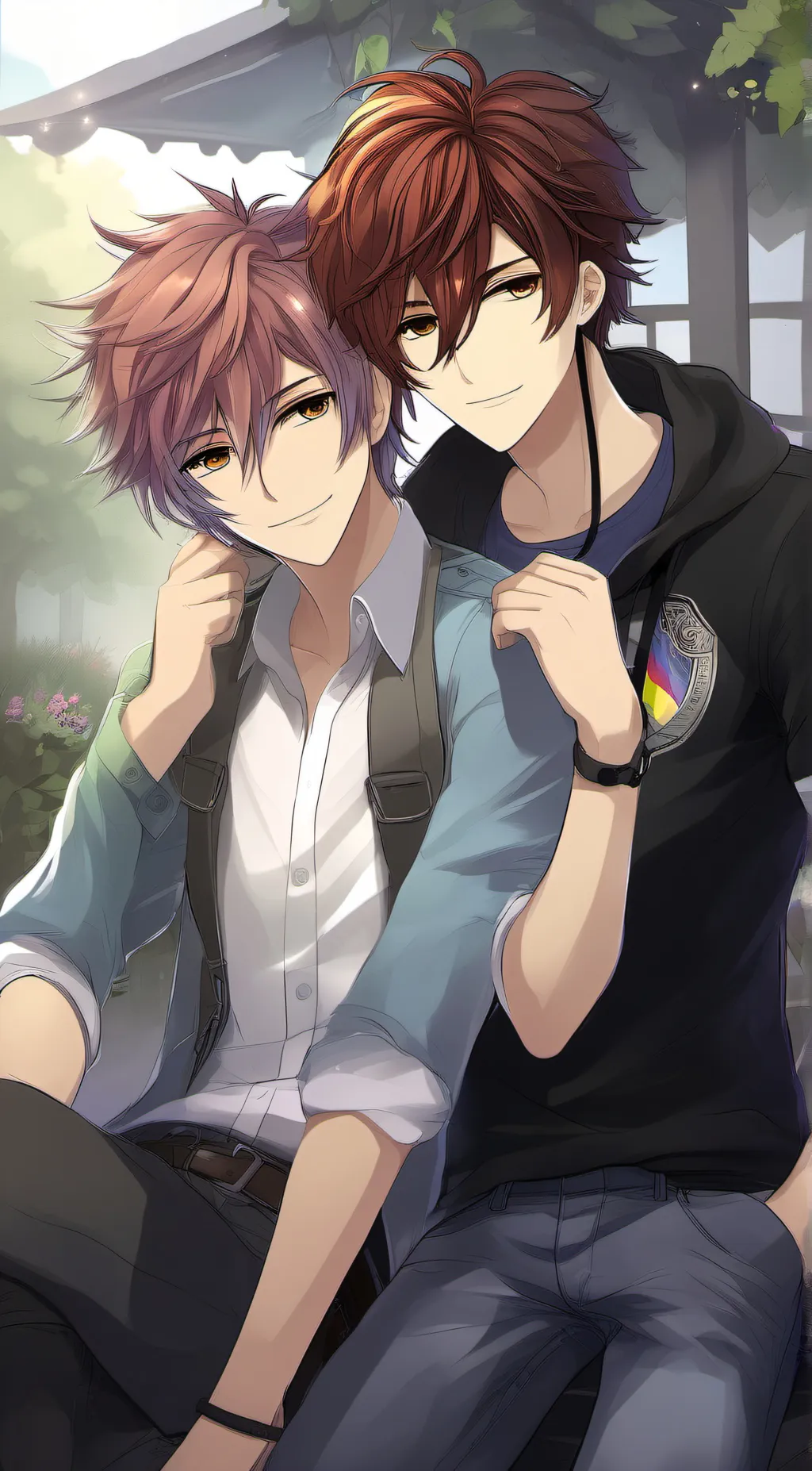 ai character: gay background