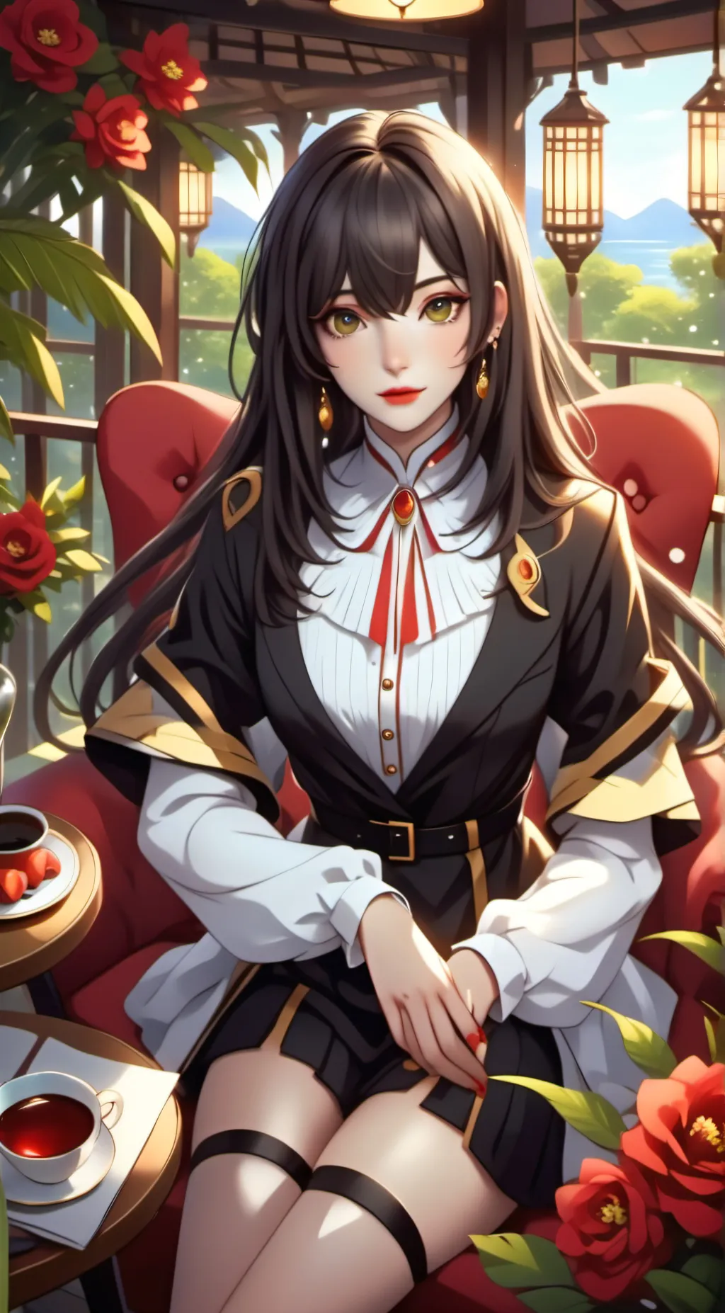 ai character: Demon slayer x y/n background