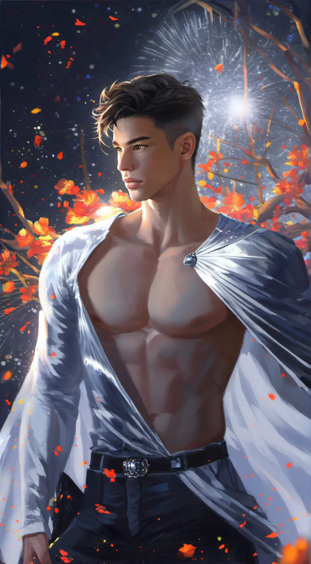 ai character: Leo background