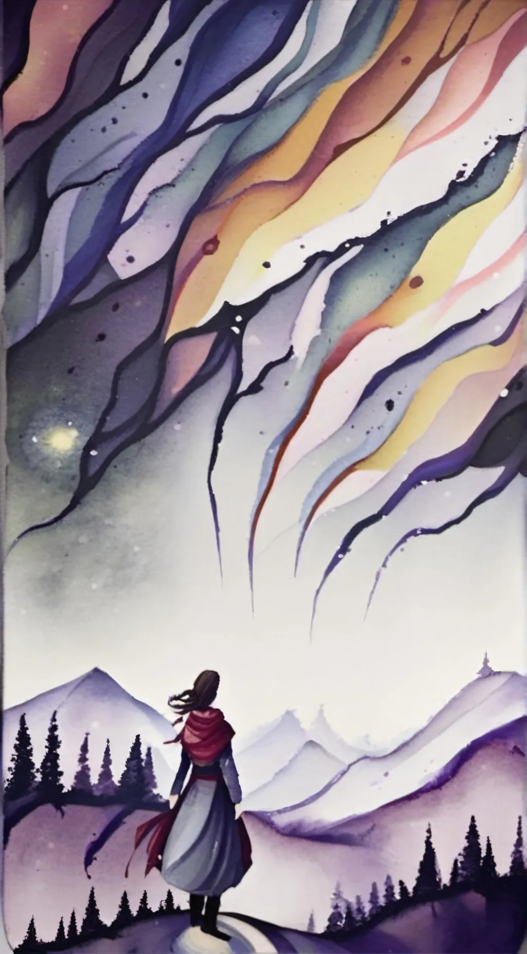 ai character: Aurora background