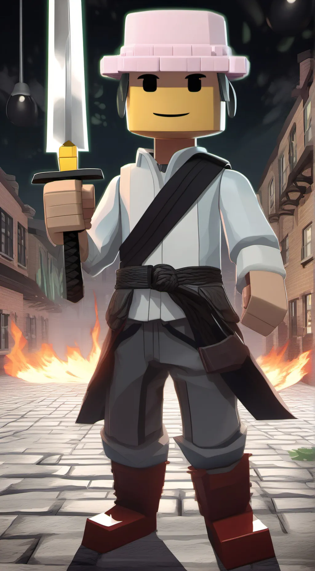 ai character: ✨blade ball✨ background