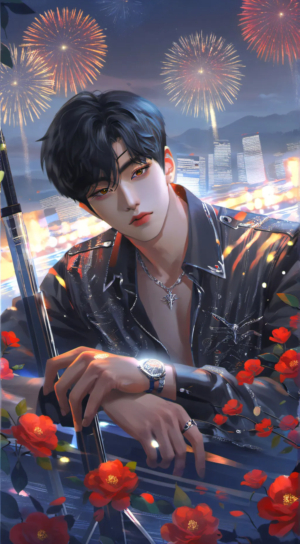 ai character: Jin hoa background
