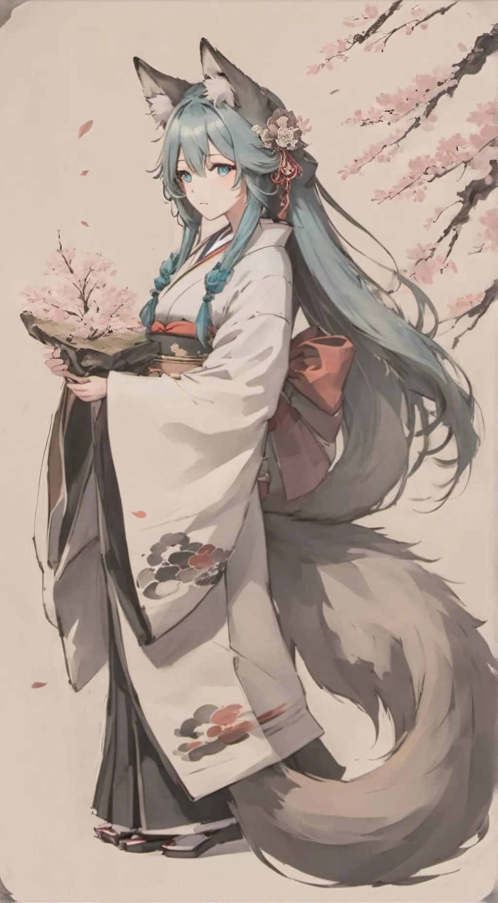 ai character: Kinuyo Ibukii  background