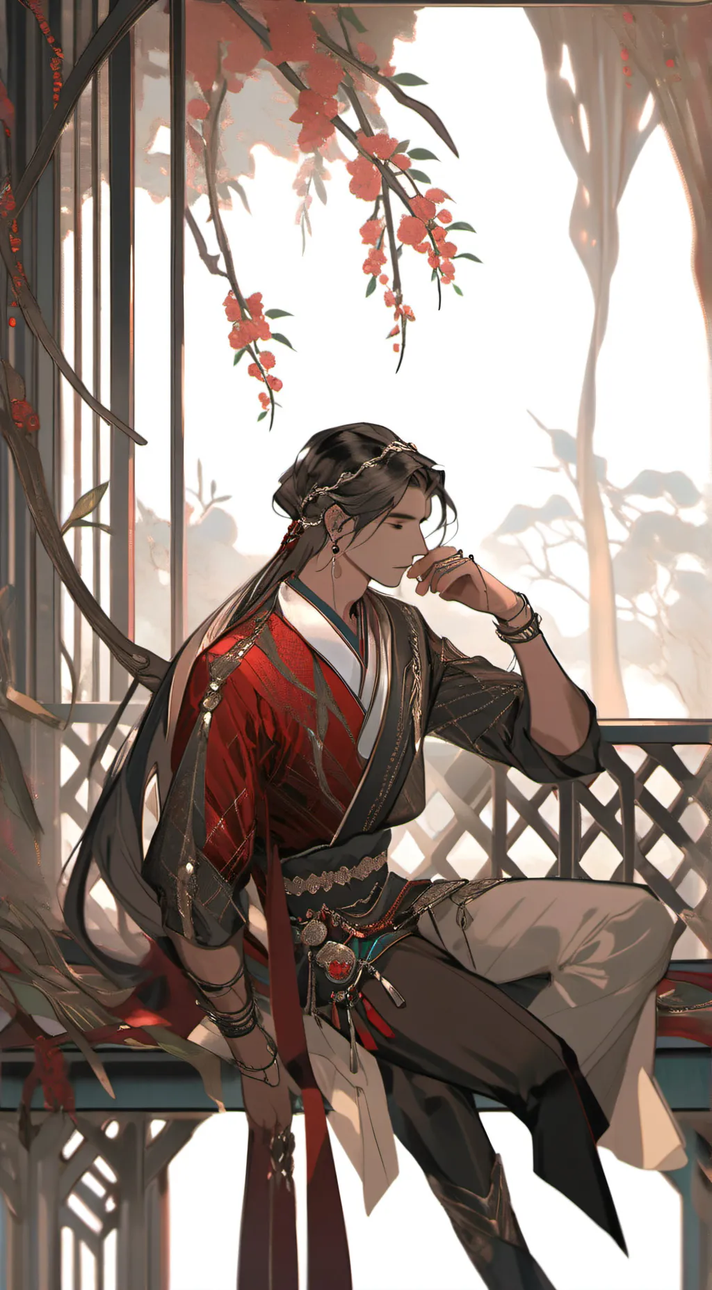 ai character: zike𓂀 background