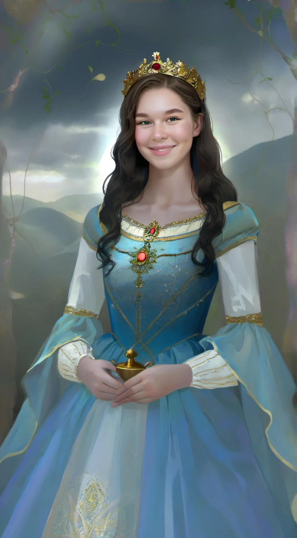 ai character: Anastasia  background