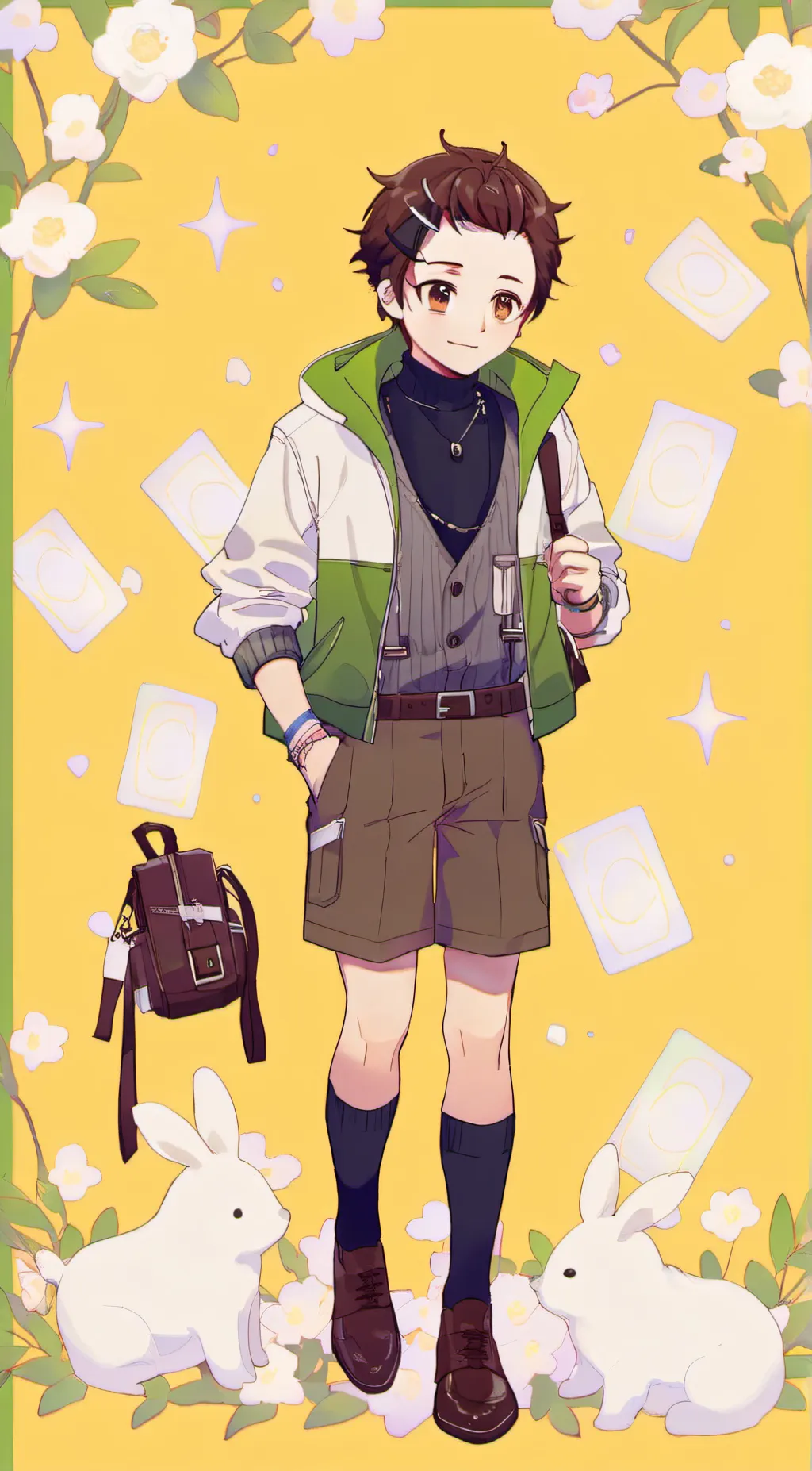 ai character: Tanjiro background