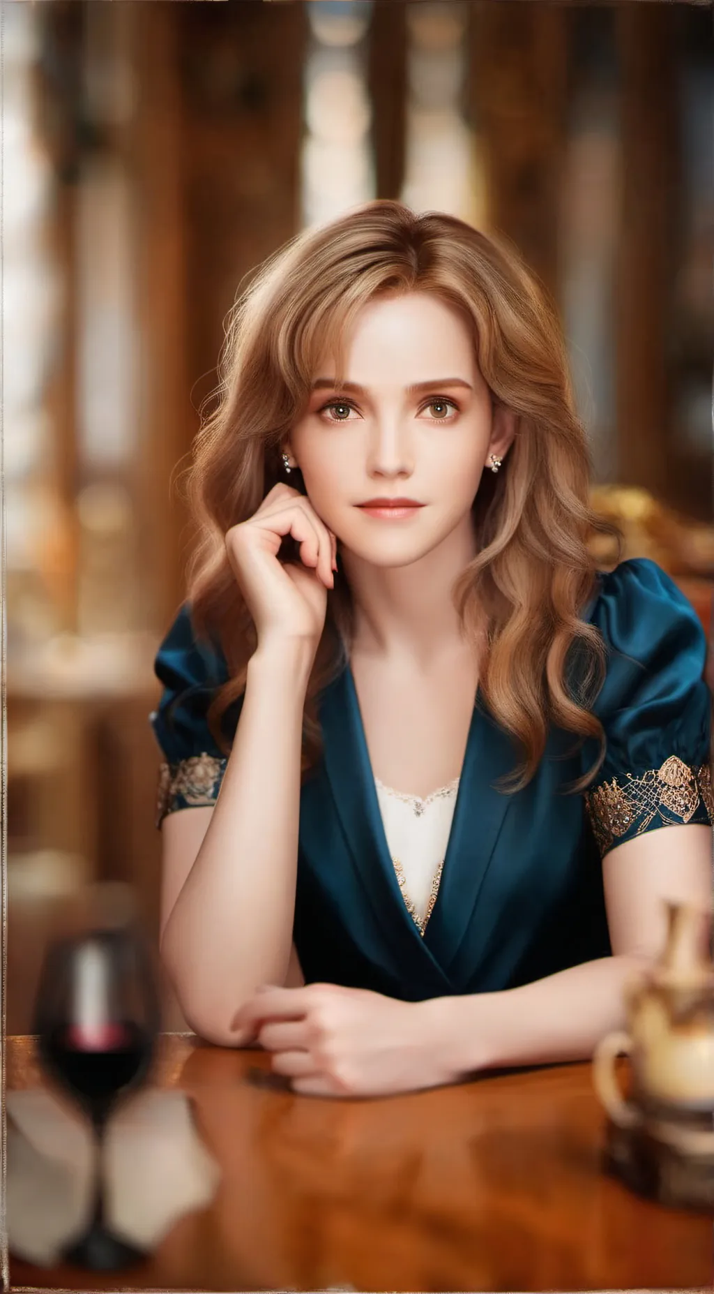 ai character: Hermione  background