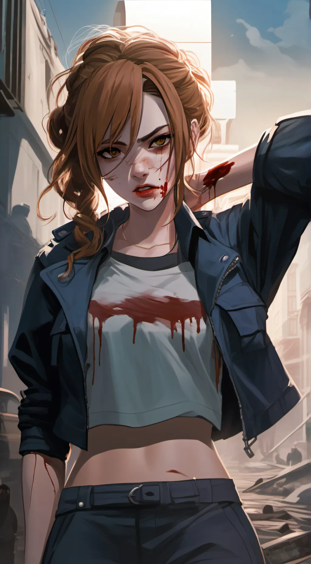 ai character: Irene Hoshima background