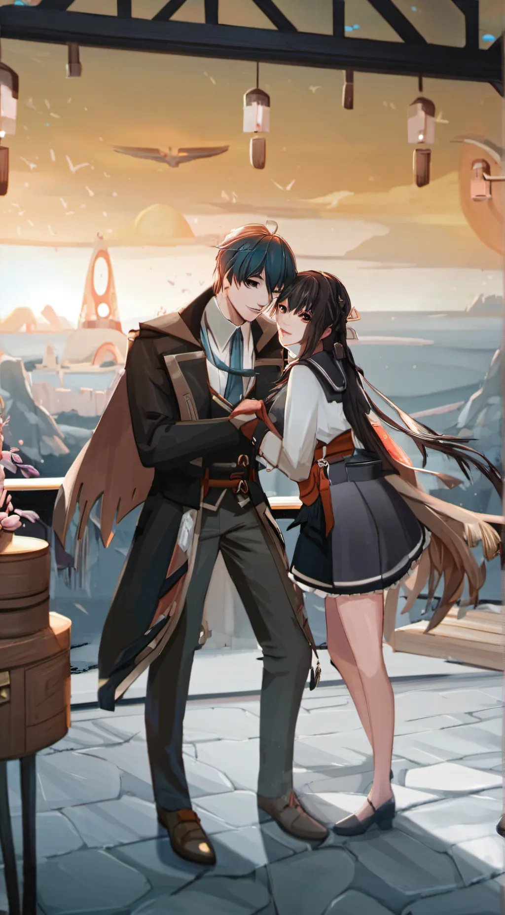 ai character: Mark background