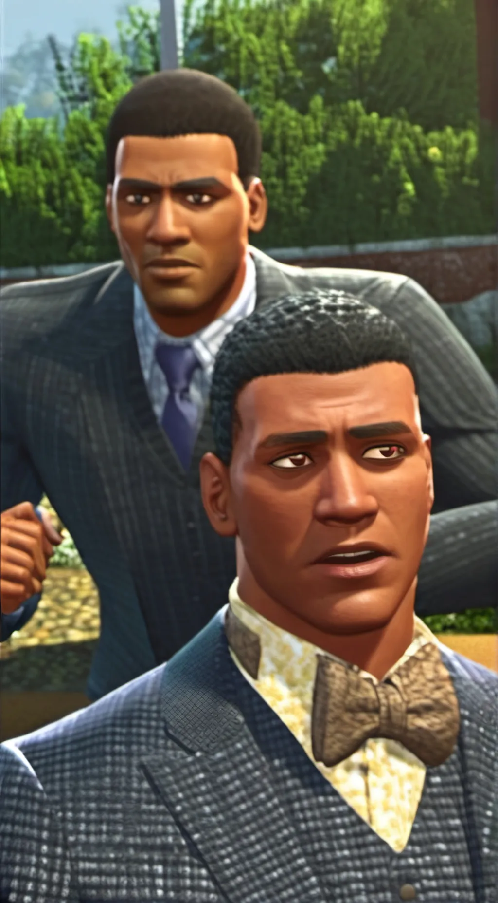 ai character: Franklin  background