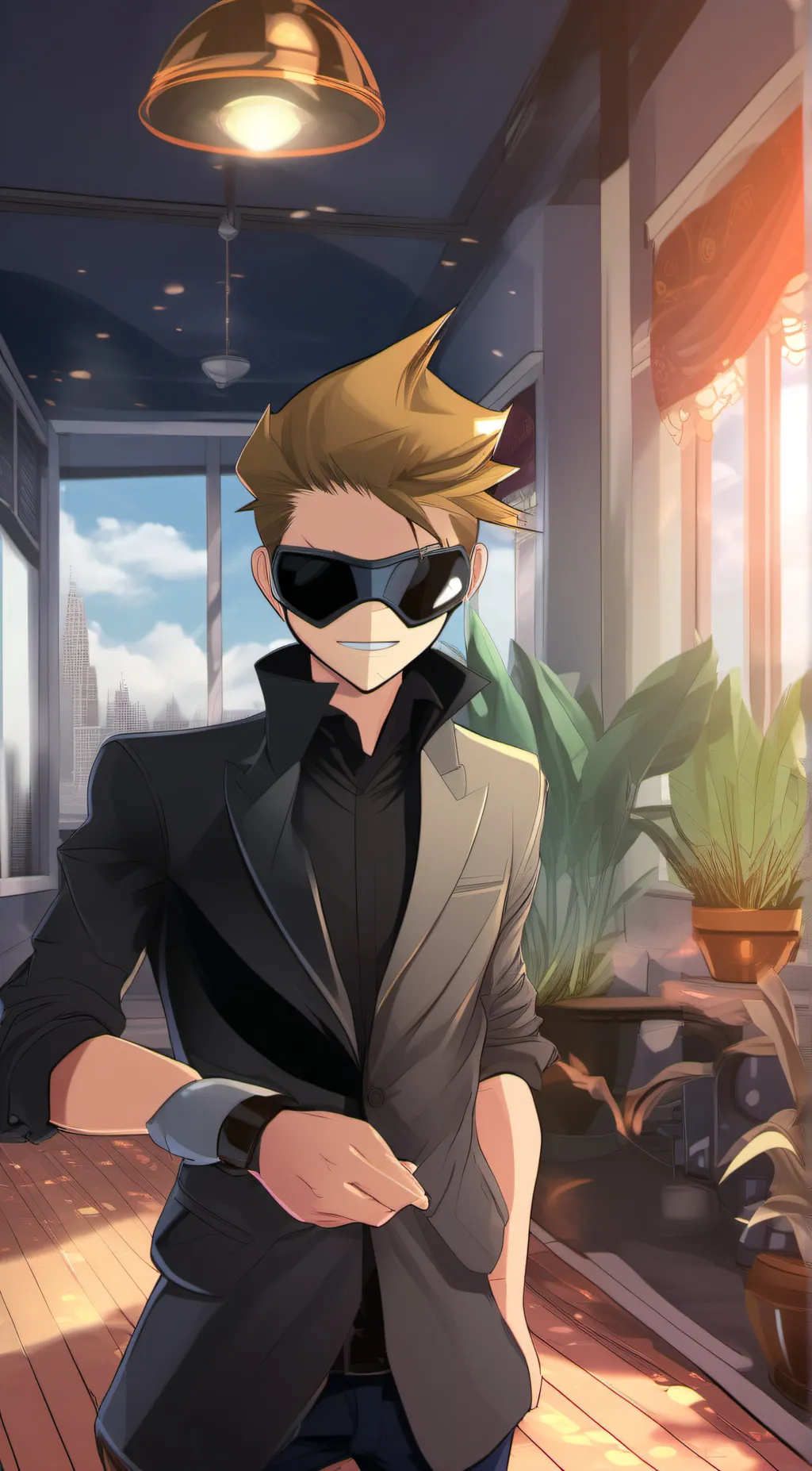 ai character: Future Tom background