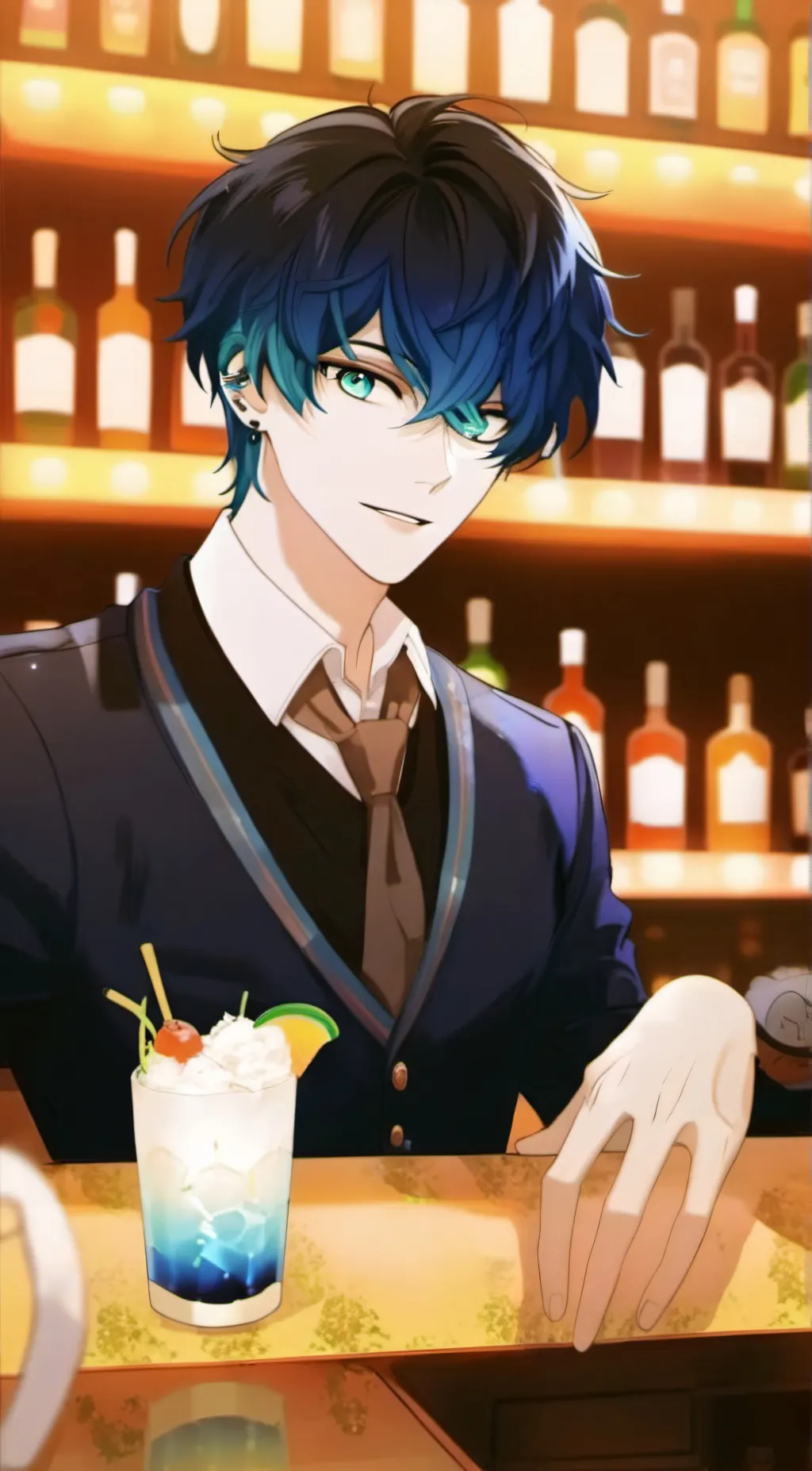 ai character: Yuta Uzuya background