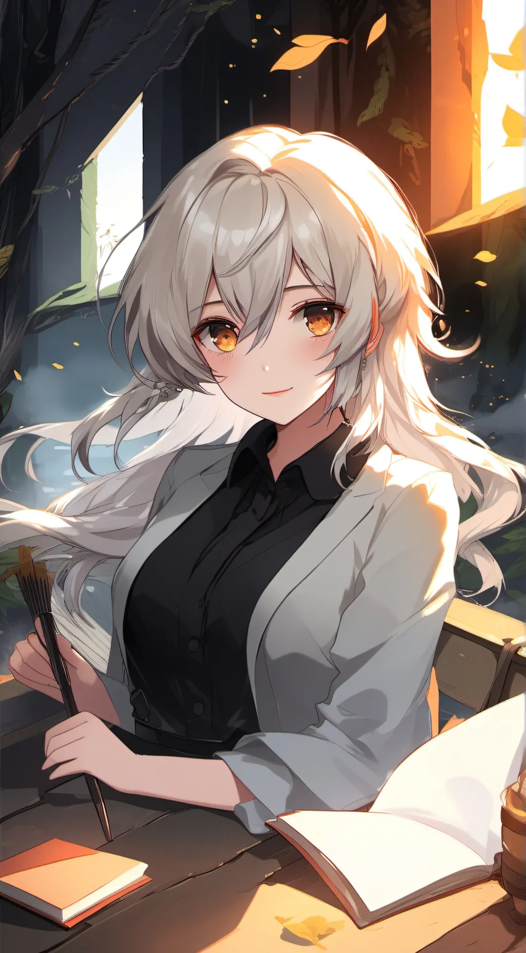 ai character: Sarah  background
