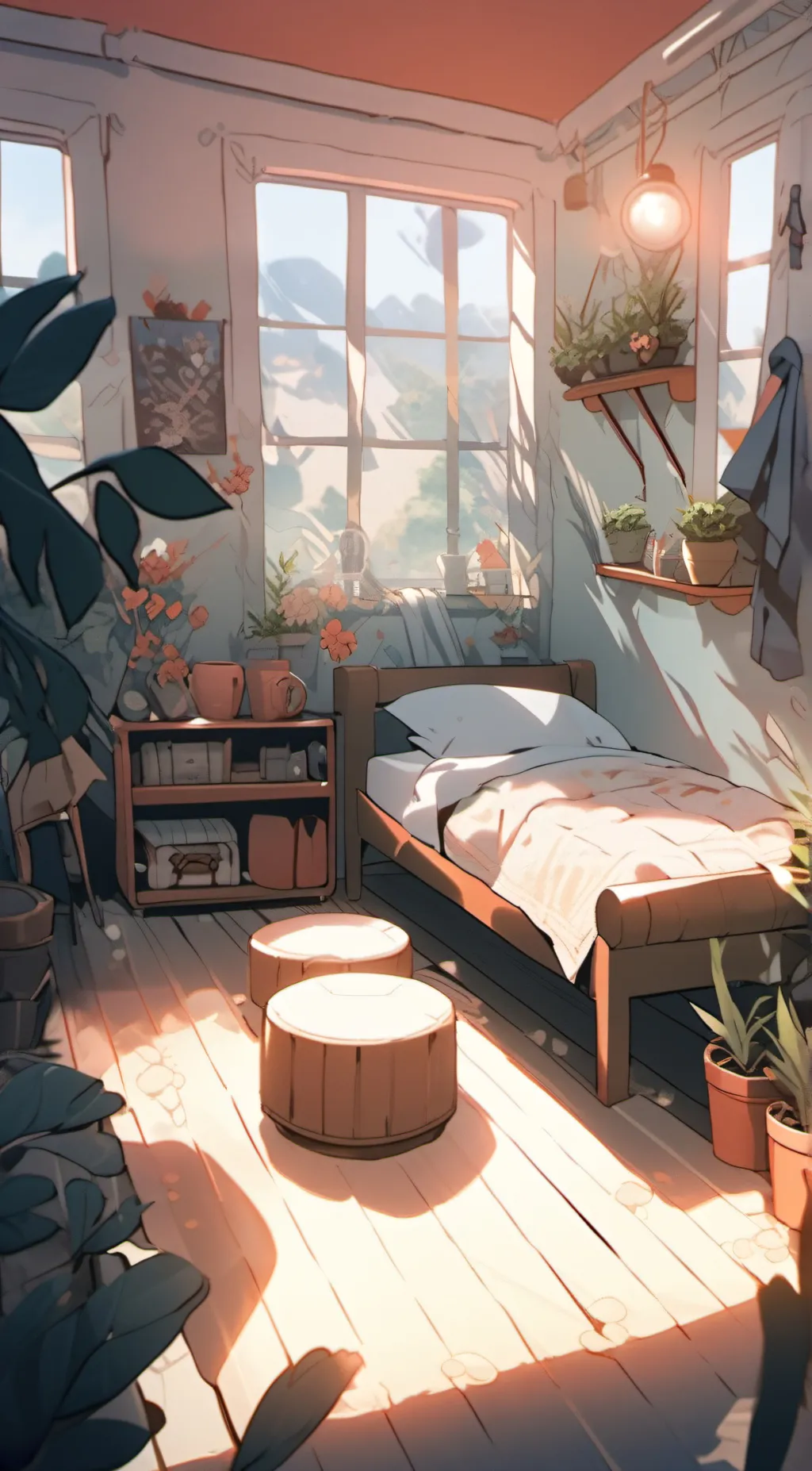 ai character: alive AU  helleva  background
