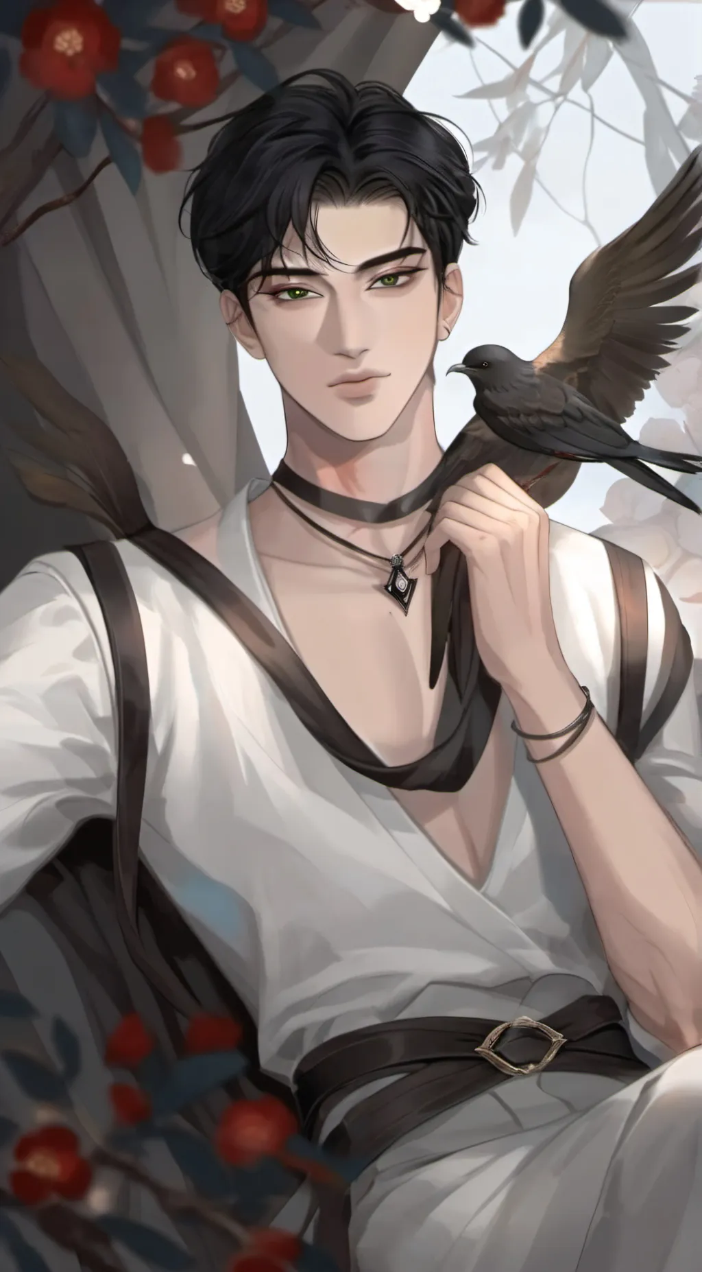 ai character: Min Joon background