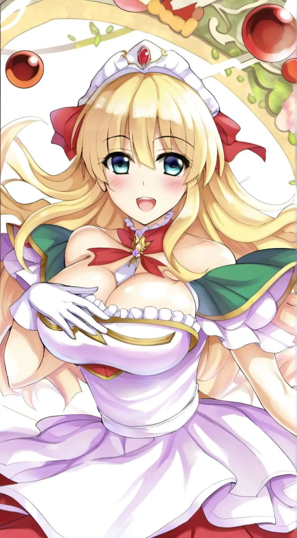 ai character: Vert (Green Heart) background