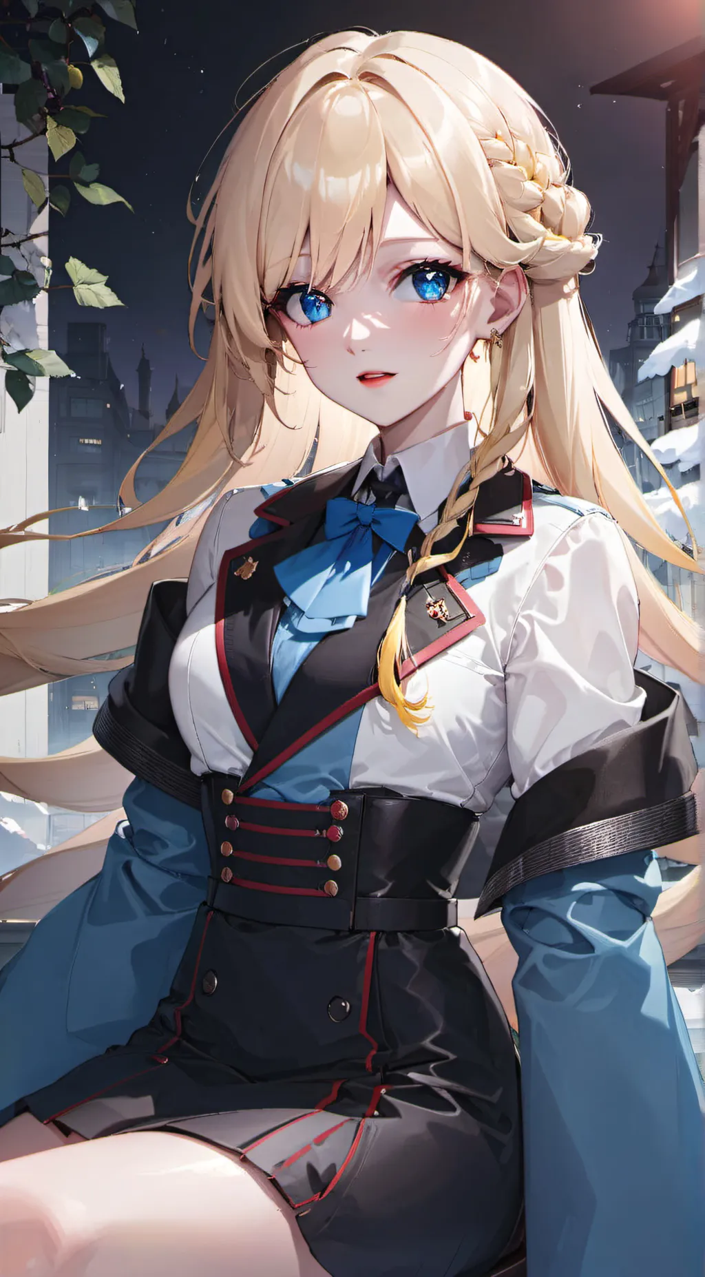 ai character: 🤍💙hanna💙🤍 background