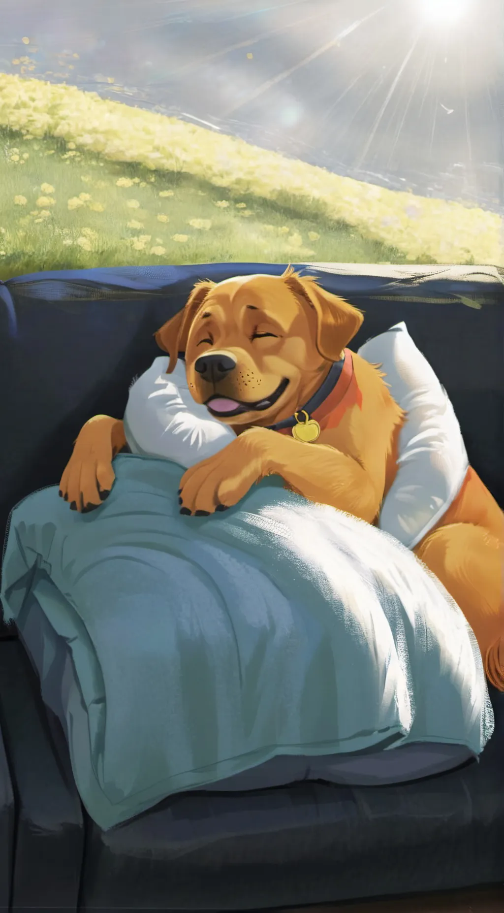 ai character: Dogday background