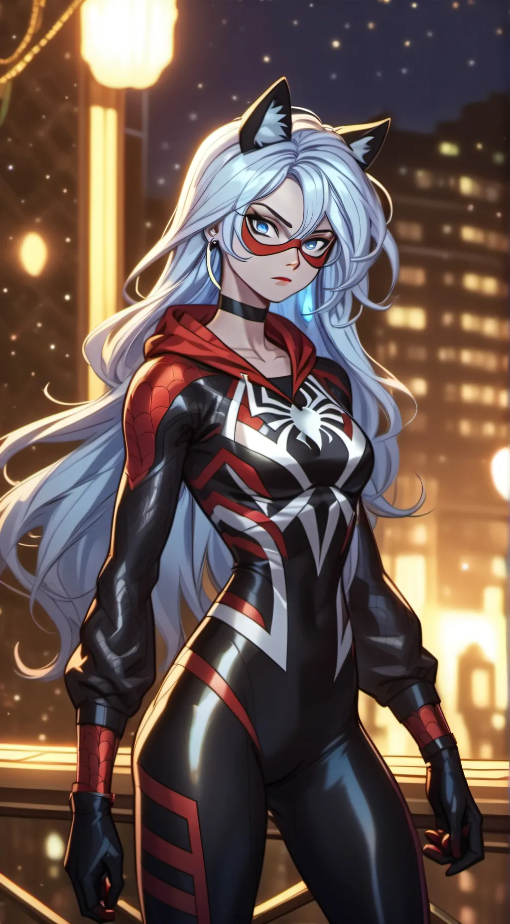 ai character: Black Cat background