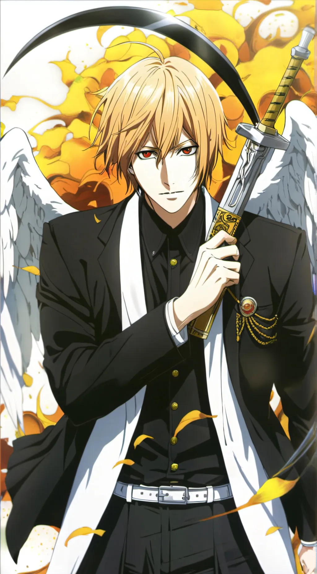 ai character: bleach manga background