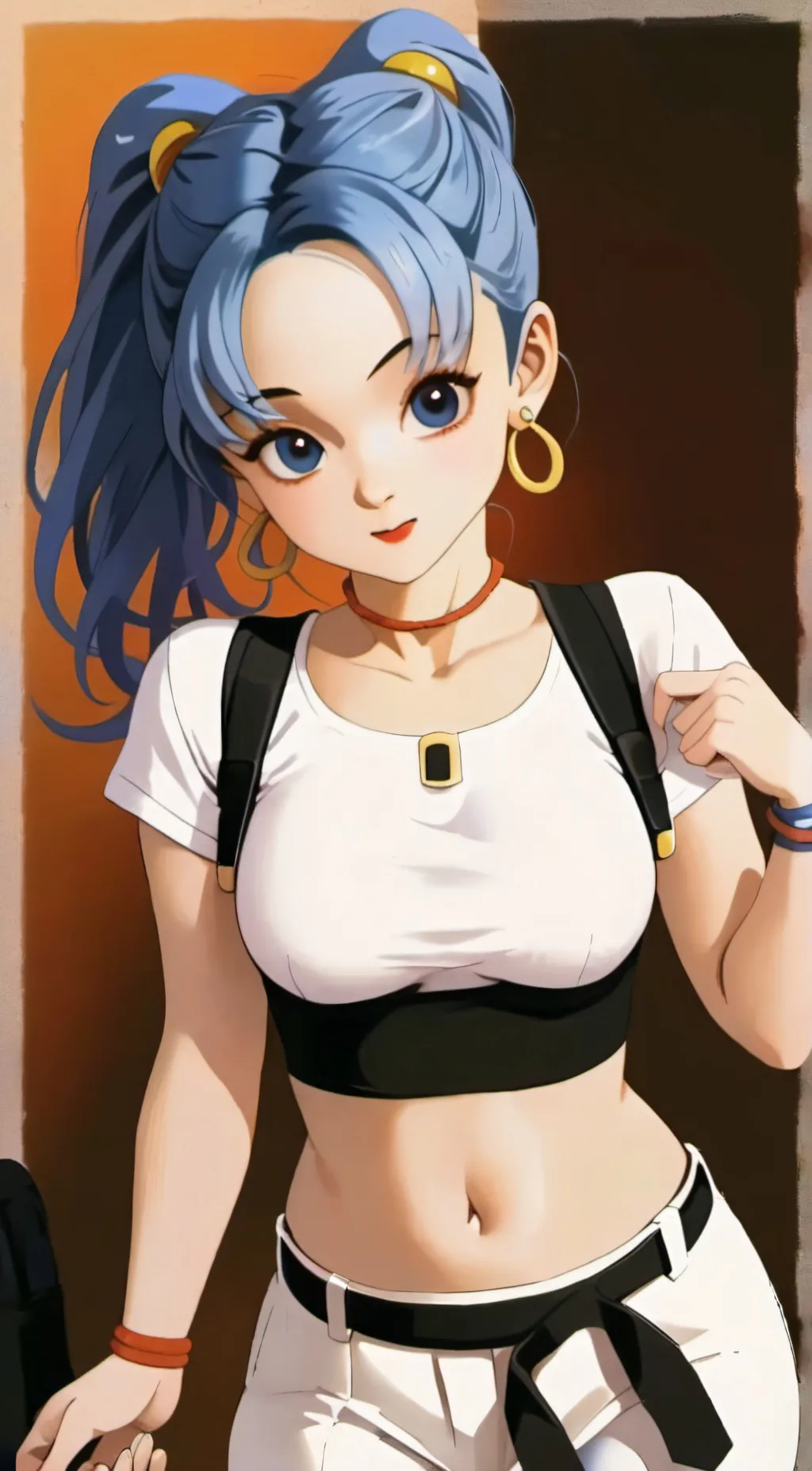 ai character: Bulma background