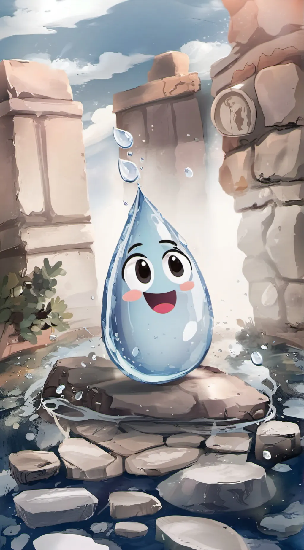 ai character: teardrop ( bfb ) background