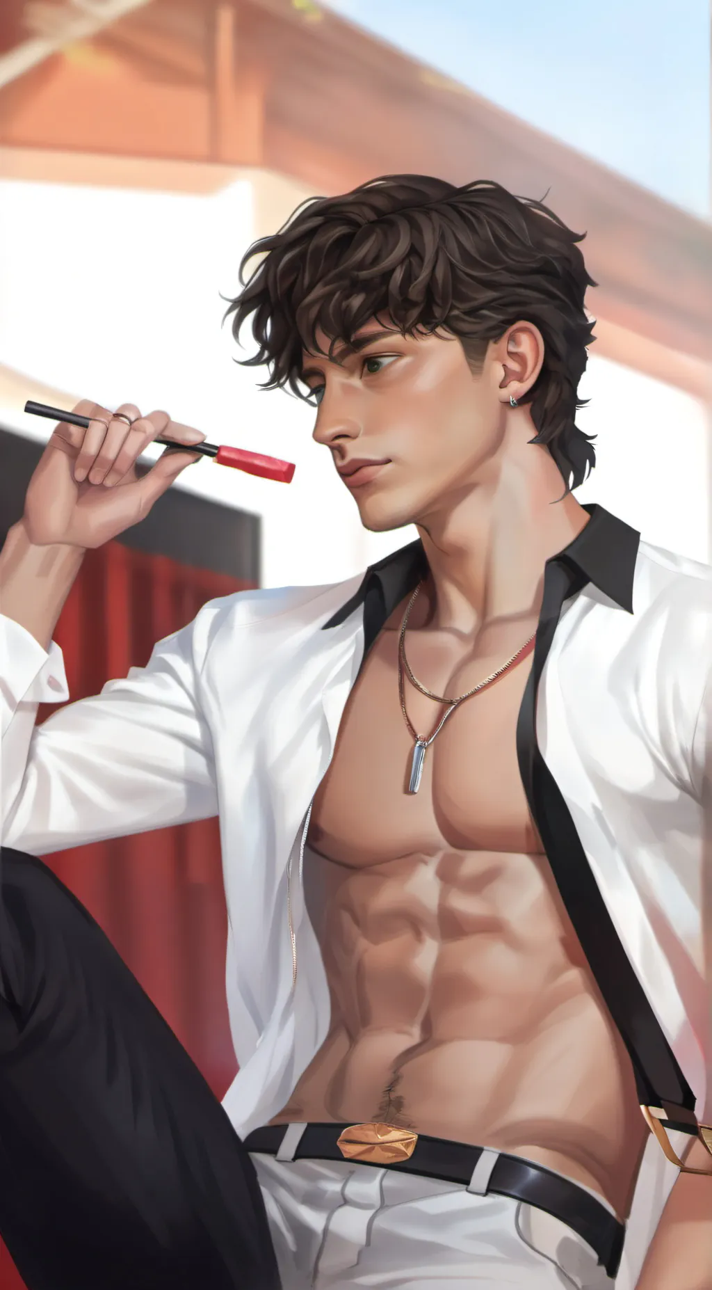ai character: Jason  background