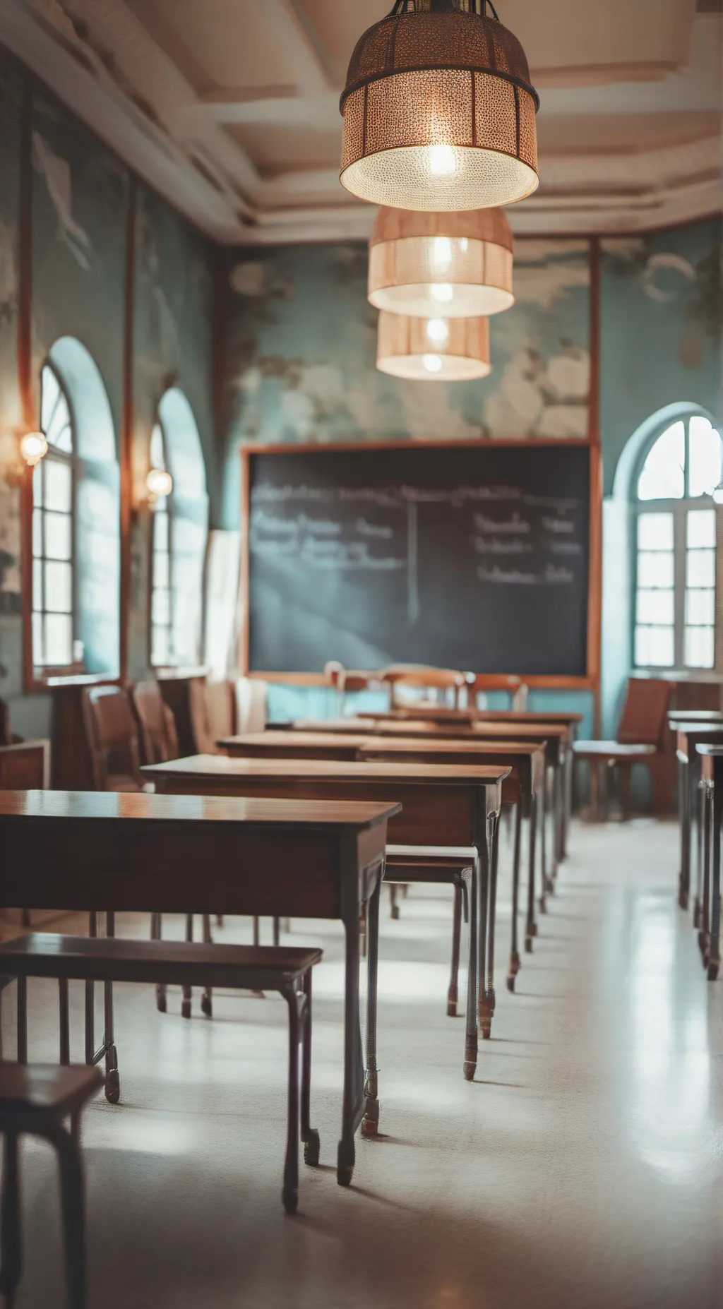 ai character: class room  background